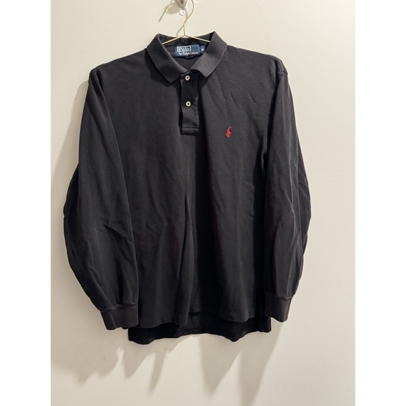 Polo Ralph Lauren Other - Polo Ralph Lauren Custom Fit Men's Large Black Long Sleeve Polo.